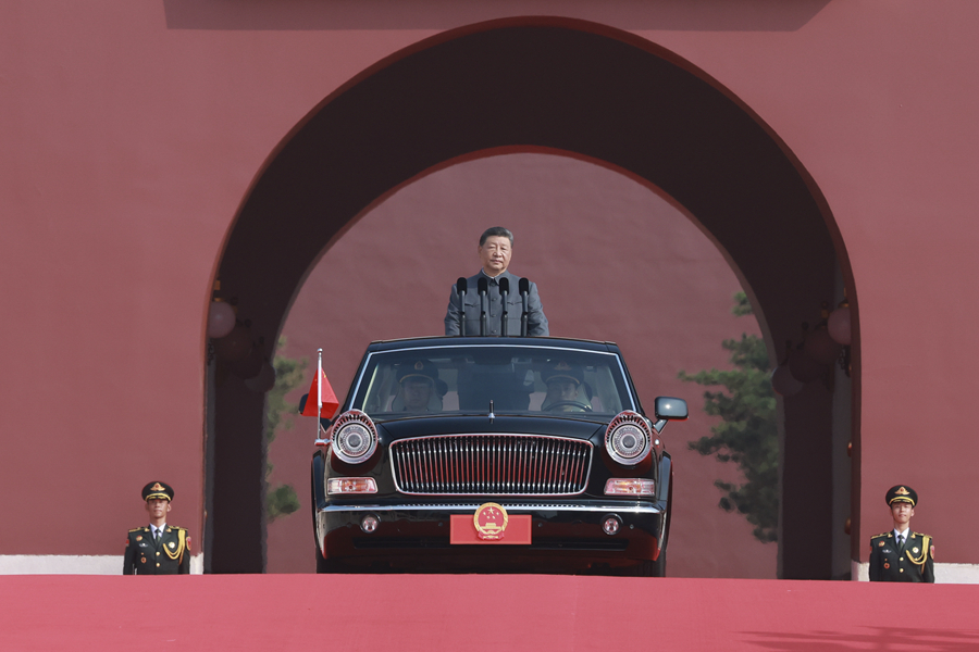 9月3日，紀(jì)念中國(guó)人民抗日戰(zhàn)爭(zhēng)暨世界反法西斯戰(zhàn)爭(zhēng)勝利80周年大會(huì)在北京天安門(mén)廣場(chǎng)隆重舉行。
